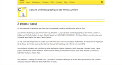 Desktop Screenshot of catalogue-lumiere.com